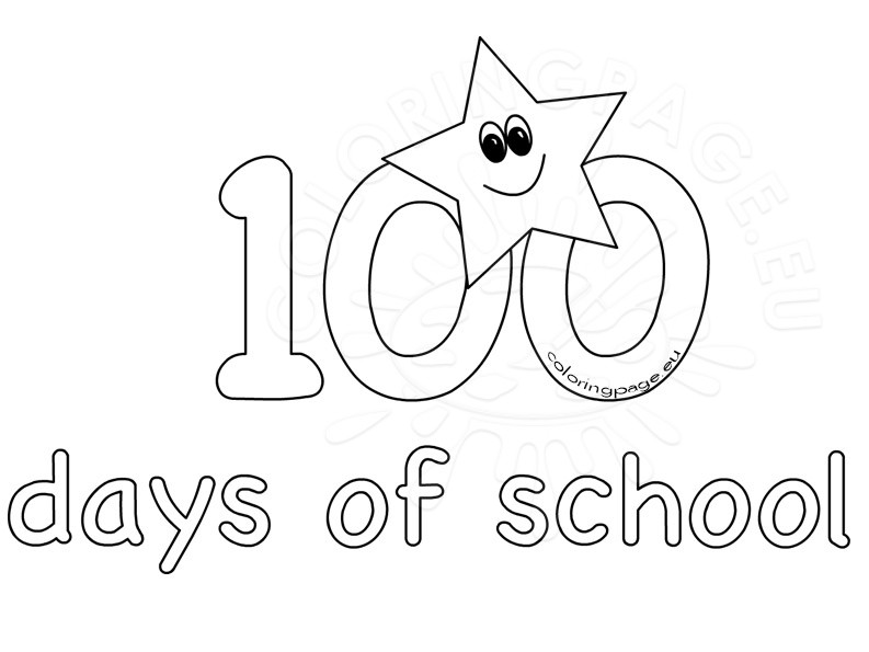 100 Days Of School Coloring Pages At GetColorings Free Printable 