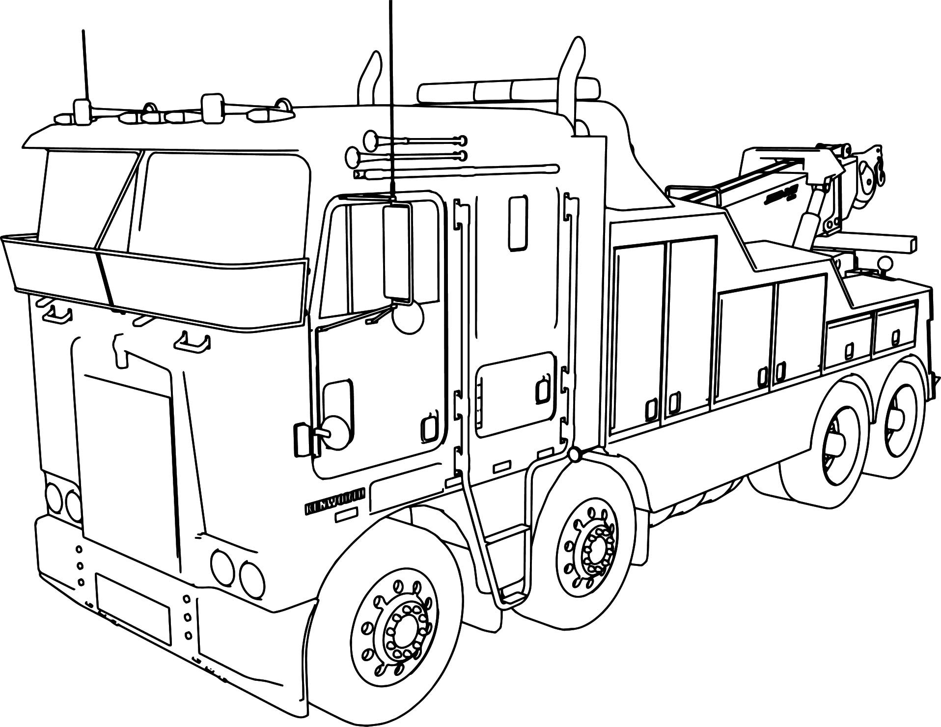 18 Wheeler Coloring Pages At GetColorings Free Printable 