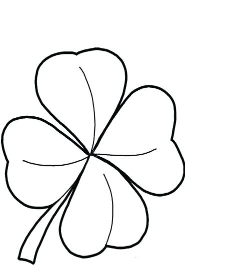 3 Leaf Clover Coloring Pages at Free printable