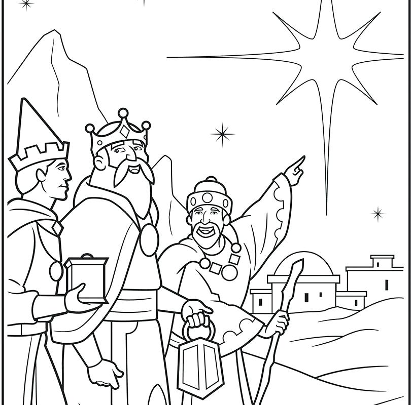 3 Wise Men Coloring Page At GetColorings Free Printable Colorings 
