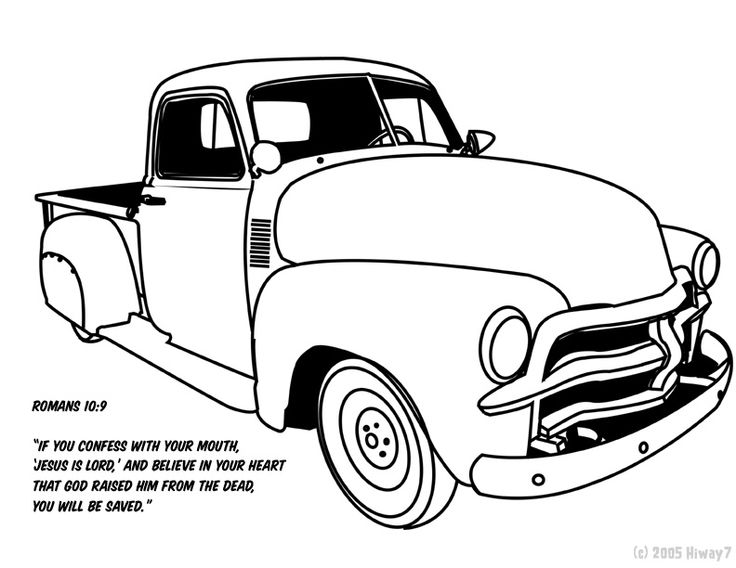 57 Chevy Coloring Pages at GetColorings.com | Free printable colorings