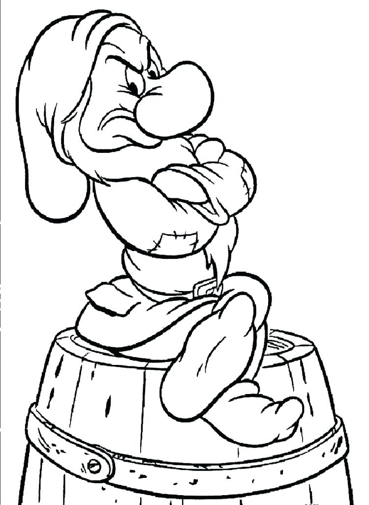 7 Dwarfs Coloring Pages At Free Printable Colorings Pages To Print And Color 