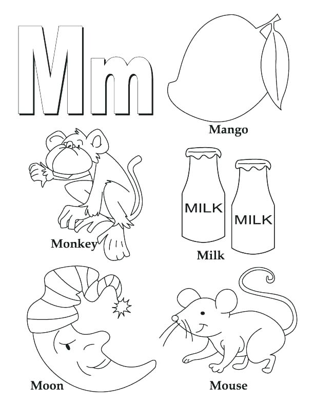 A To Z Coloring Pages at GetColorings.com | Free printable colorings
