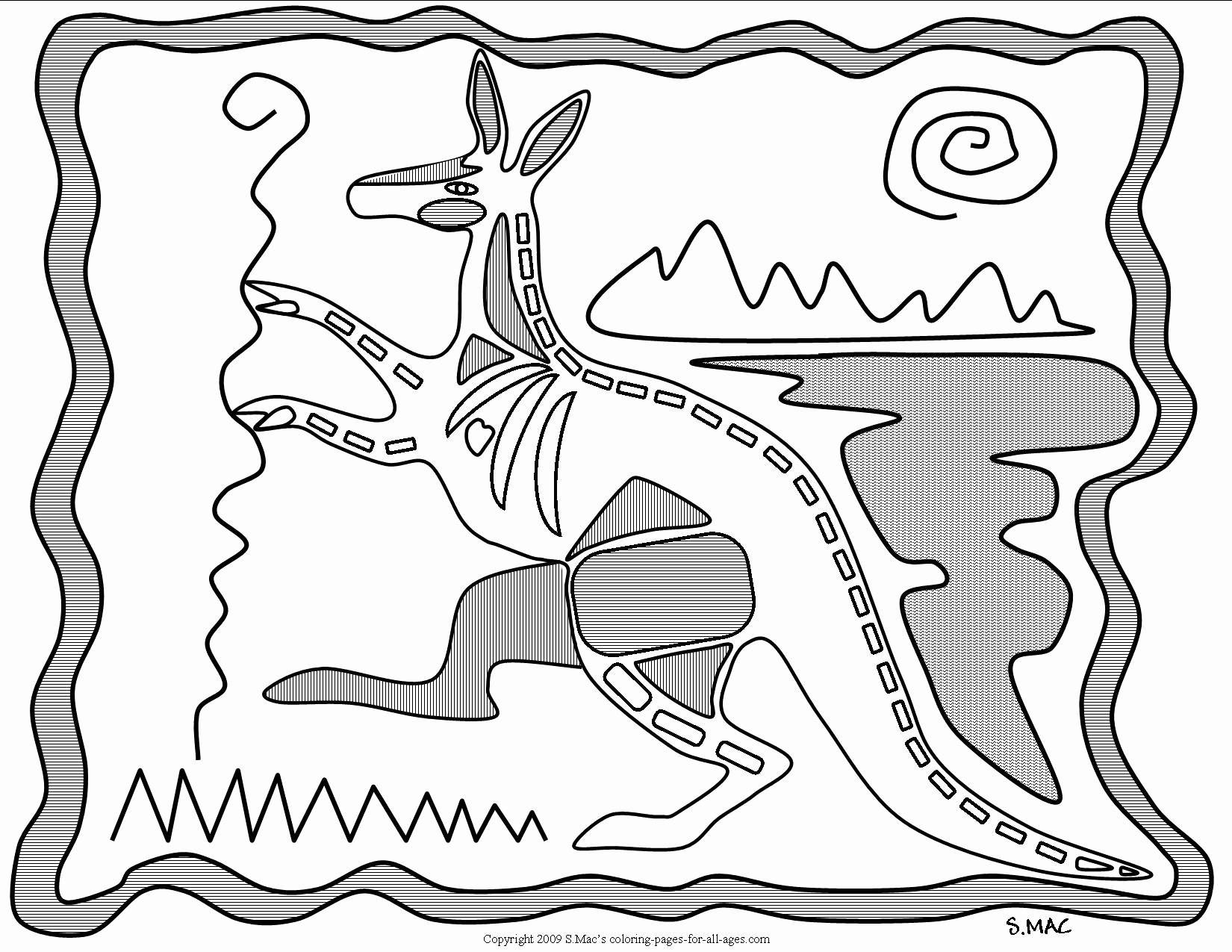 Aboriginal Coloring Pages at GetColorings.com | Free ...