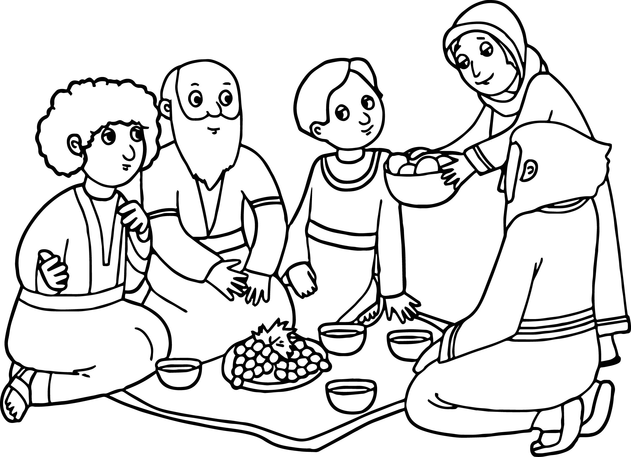 Abraham And Sarah Coloring Pages Free at GetColorings.com  Free