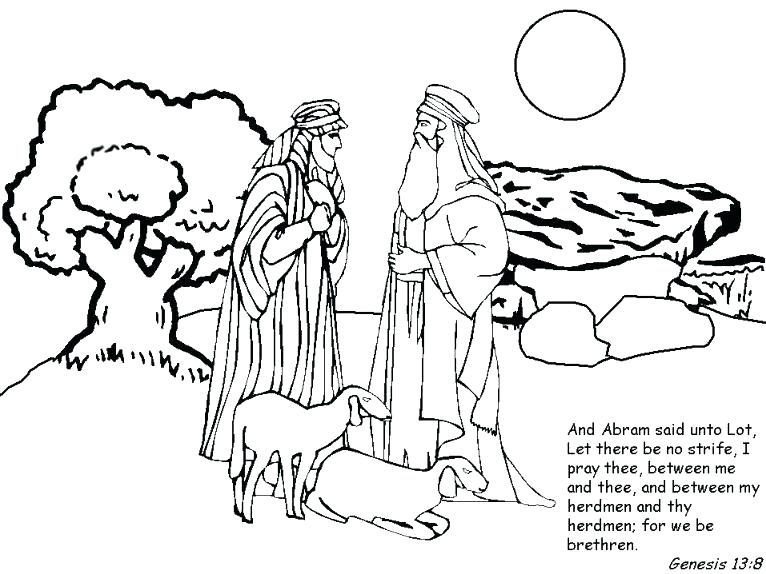 Abraham Coloring Pages Sunday School at GetColorings.com  Free