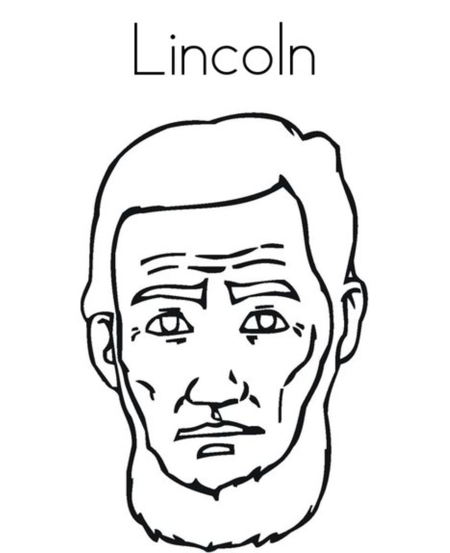 Abraham Lincoln Coloring Pages For Kindergarten at GetColorings.com