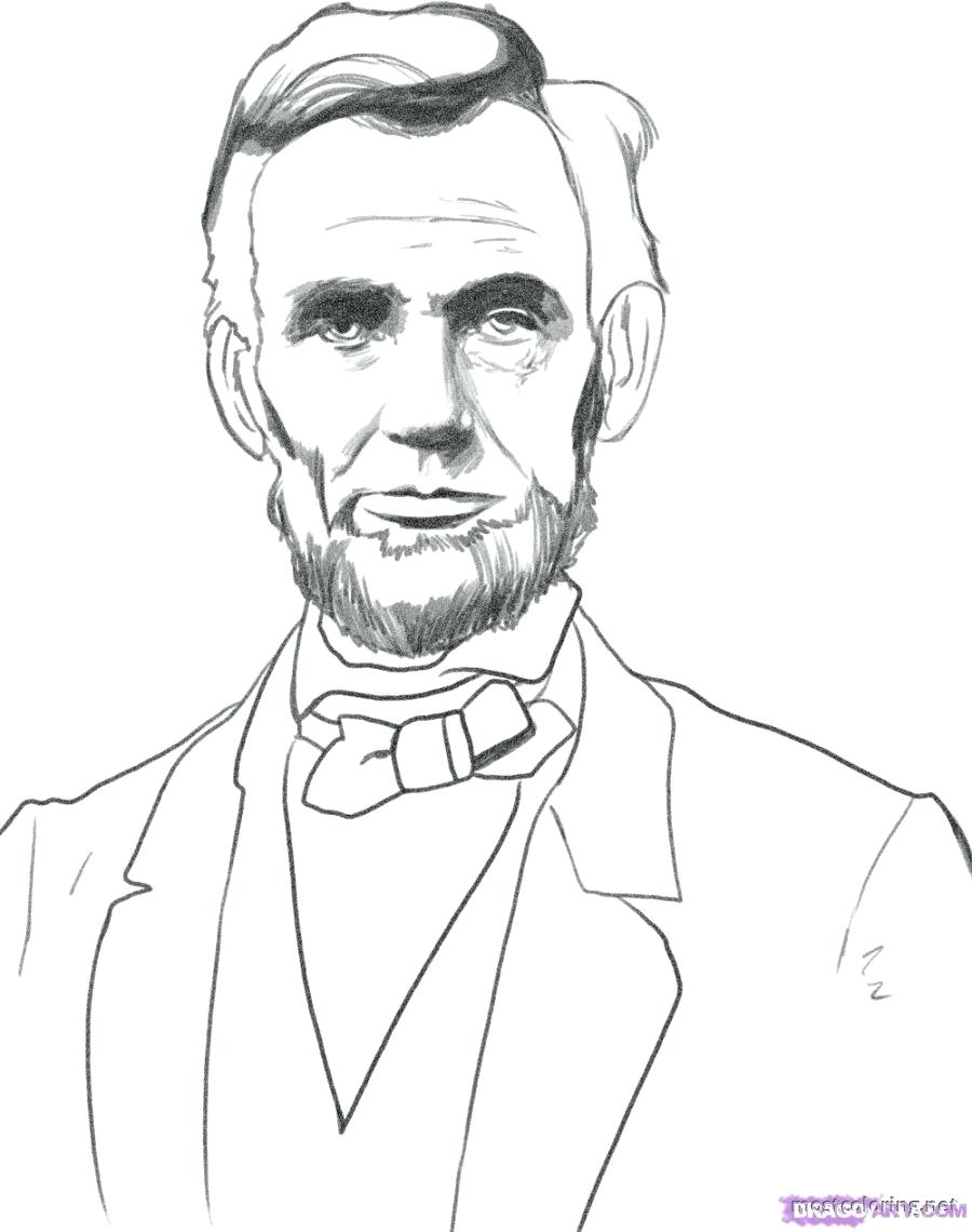 Abraham Lincoln Coloring Pages Printable at Free