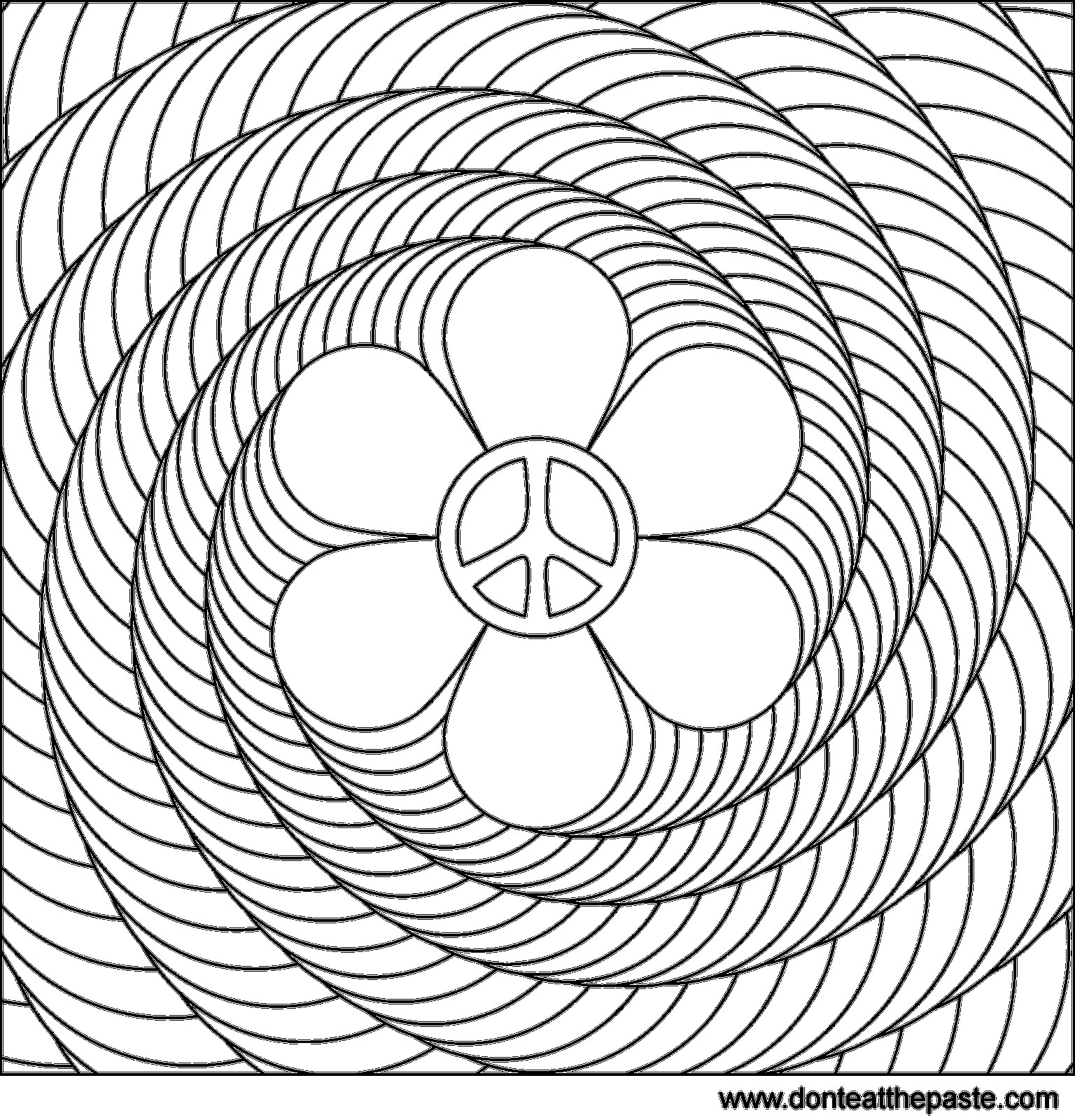 Abstract Patterns Coloring Pages at Free printable