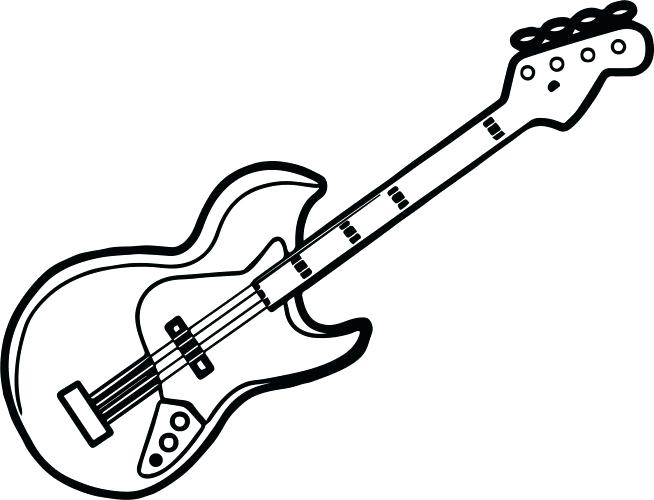 Acoustic Guitar Coloring Pages at GetColorings.com | Free ...