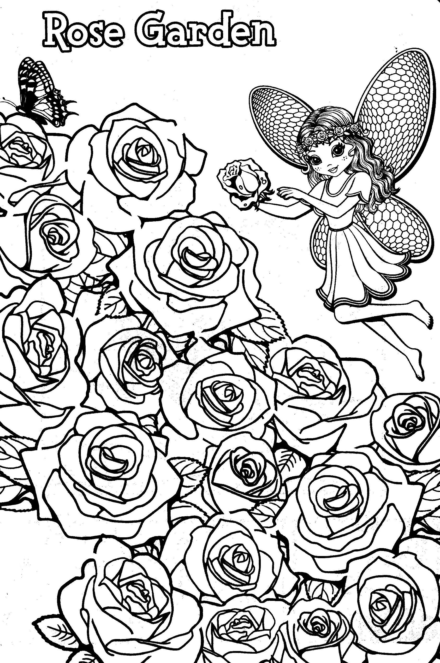 1834x2764 Printable Coloring Pages For Adults Garden Awesome Flower Page