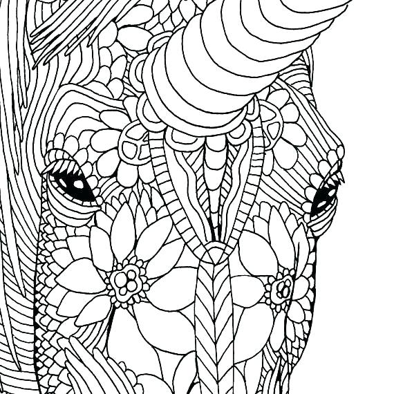 Adult Coloring Pages Unicorn at GetColorings.com | Free ...