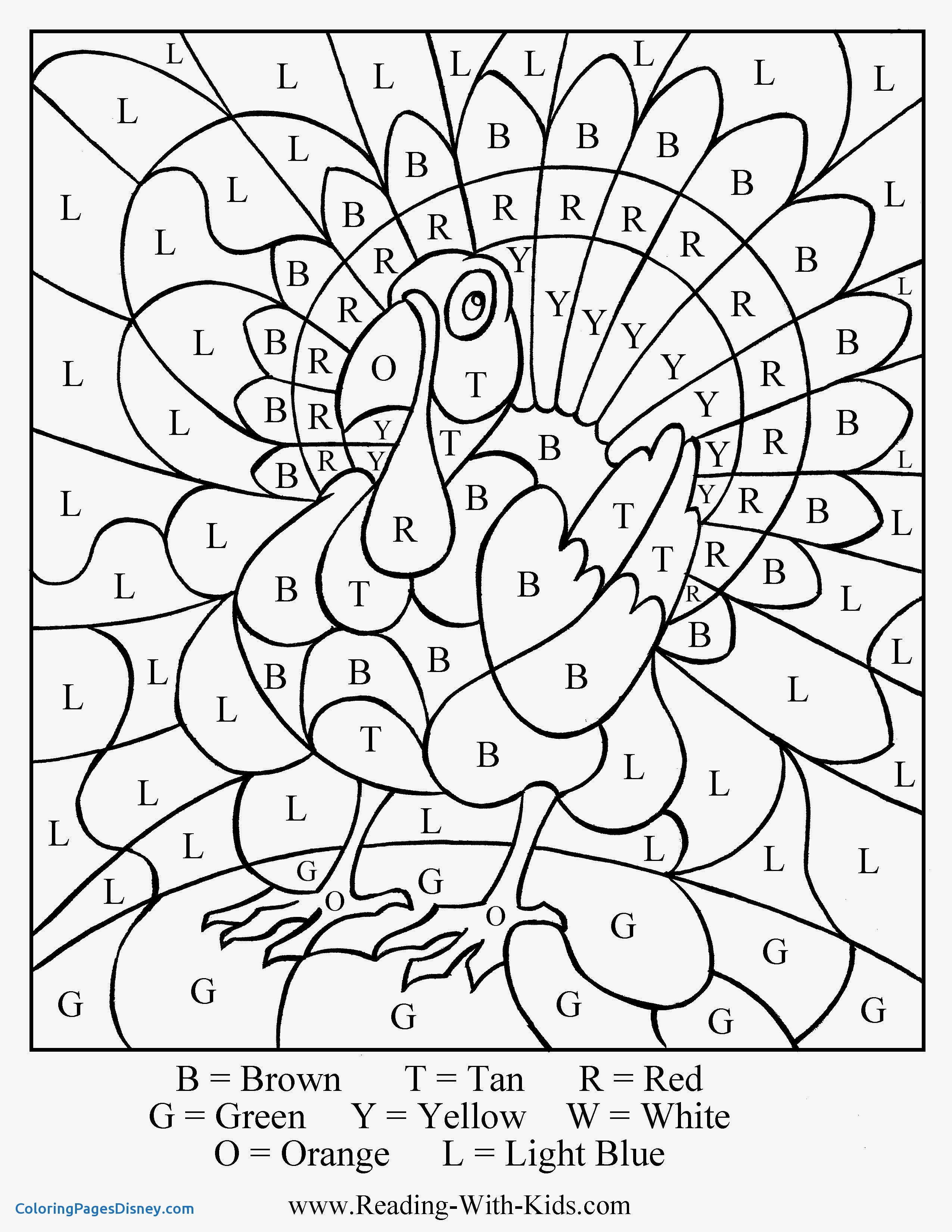 Advanced Color By Number Coloring Pages at Free