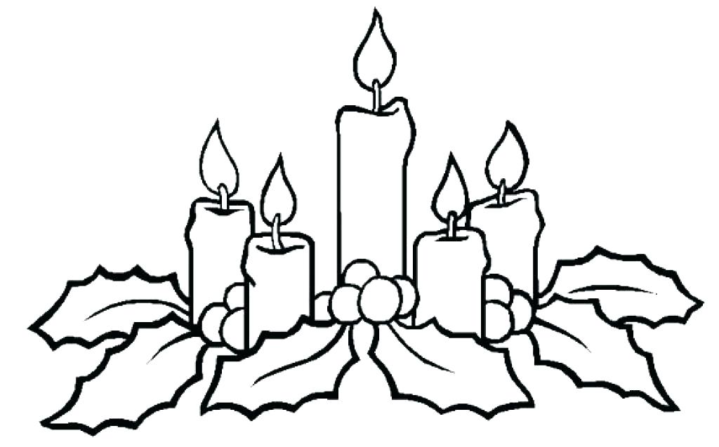 Advent Wreath Coloring Pages Printable at GetColorings.com | Free