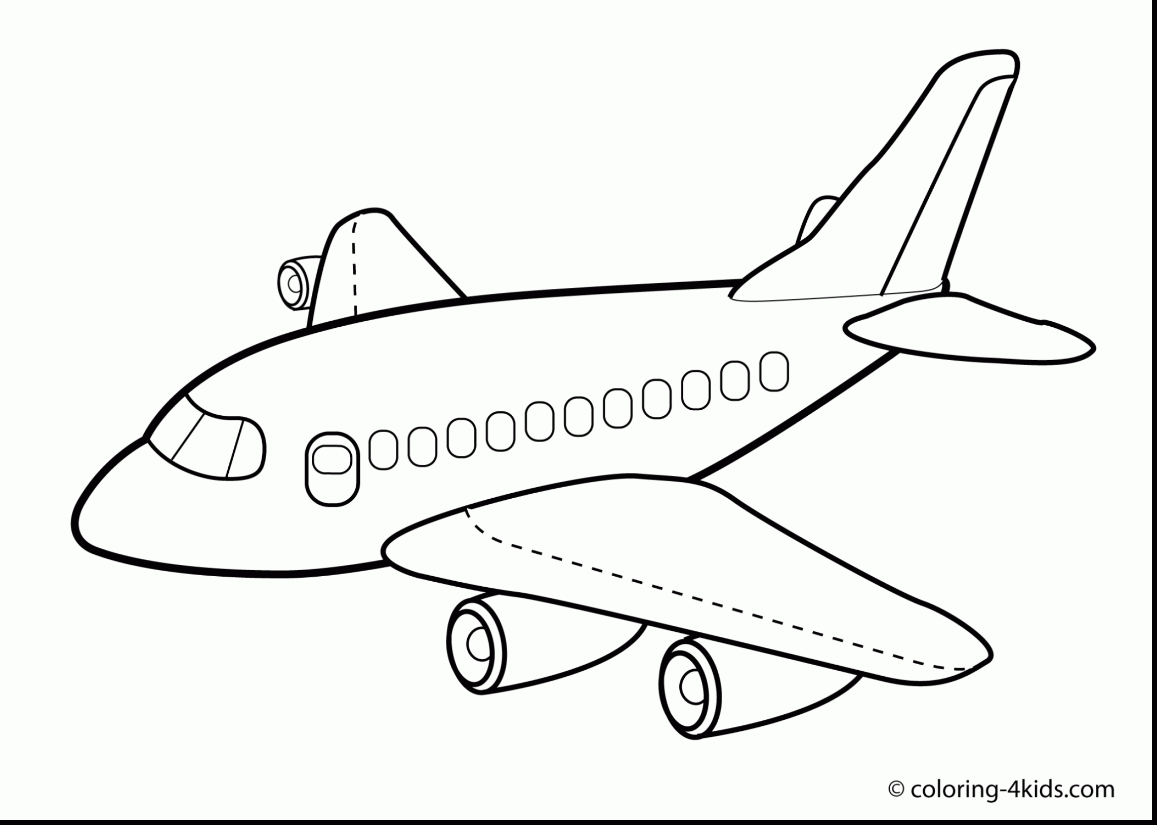 Aeroplane Coloring Pages For Kids at GetColorings.com | Free printable
