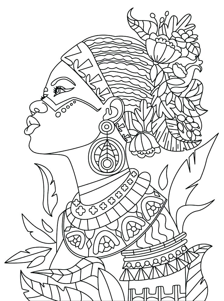 African American Coloring Pages at Free printable