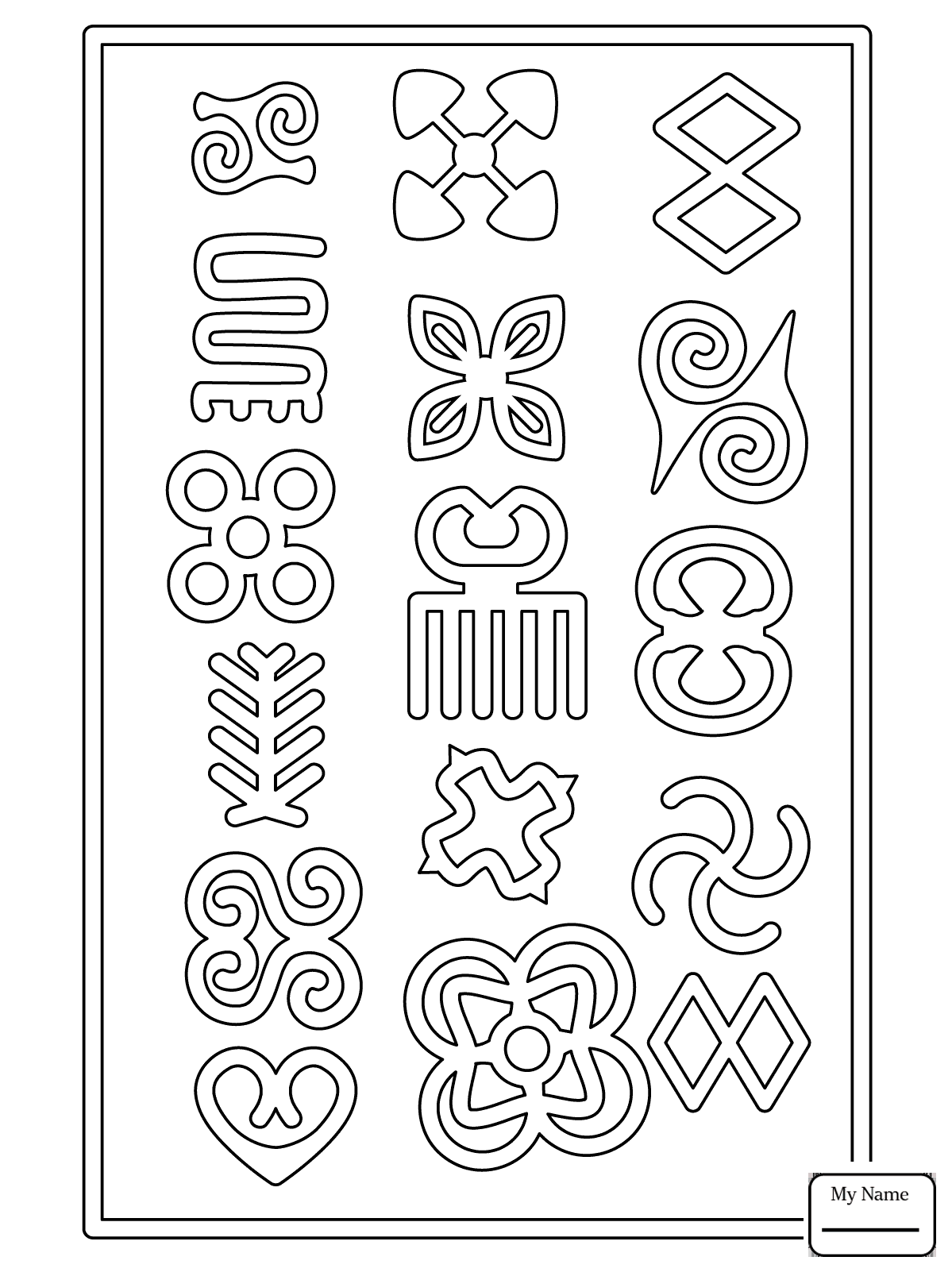 African Culture Coloring Pages at GetColorings.com | Free printable
