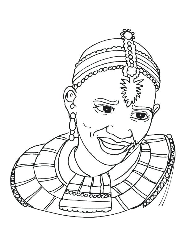 African Girl Coloring Pages at GetColorings.com | Free ...