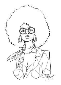 Afro Coloring Pages at GetColorings.com | Free printable colorings