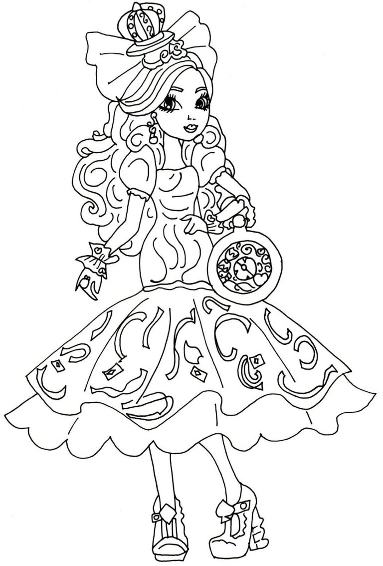 768x1134 Ever After High Coloring Pages Bunny Blanc New Fresh Free