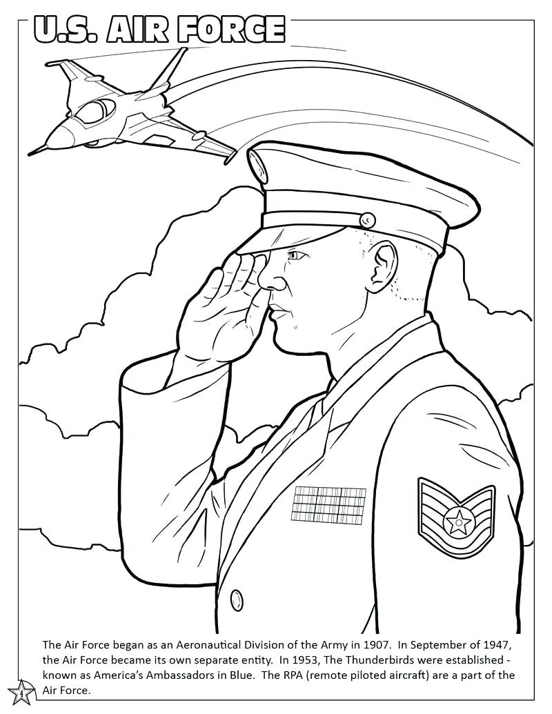 Air Force Coloring Pages at Free printable colorings