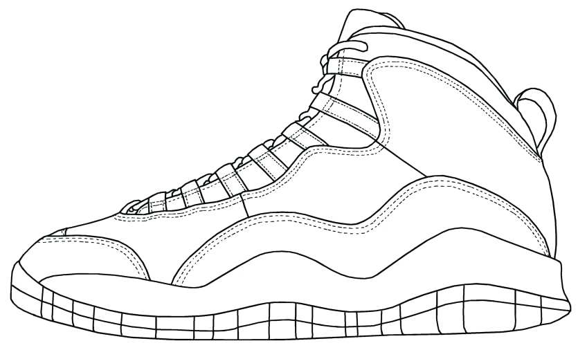 Air Jordan Coloring Pages at GetColorings.com | Free printable