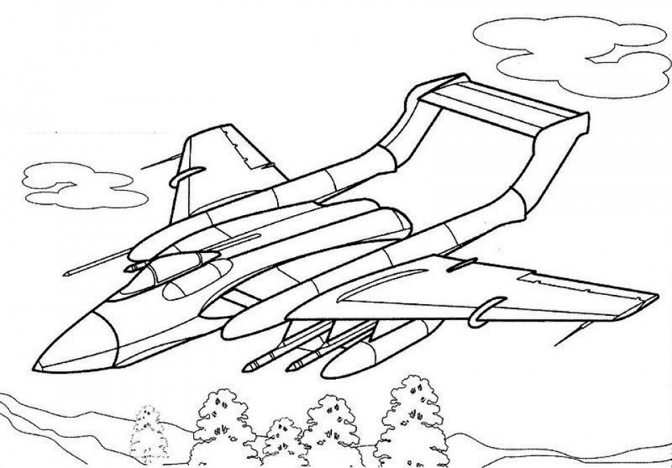 Airplane Coloring Pages For Adults at GetColorings.com | Free printable