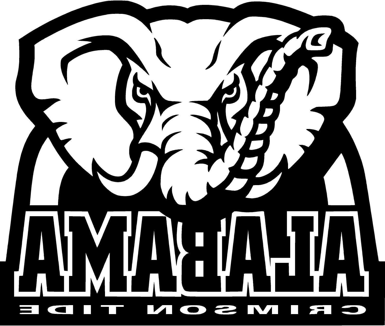 Alabama Coloring Pages Football At GetColorings Free Printable 