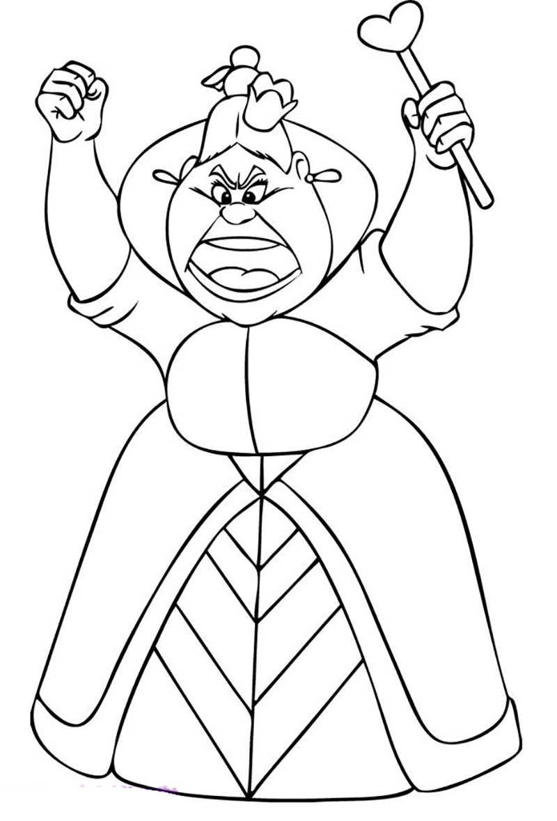 Alice In Wonderland Cartoon Coloring Pages at GetColorings.com | Free