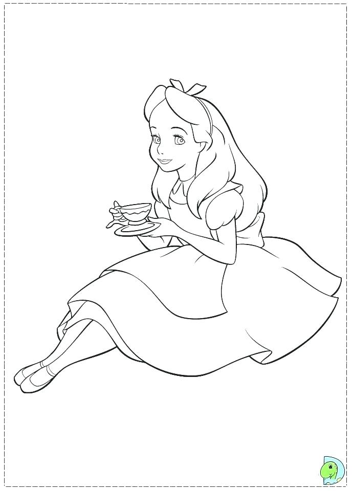Alice In Wonderland Coloring Pages Tim Burton at GetColorings.com
