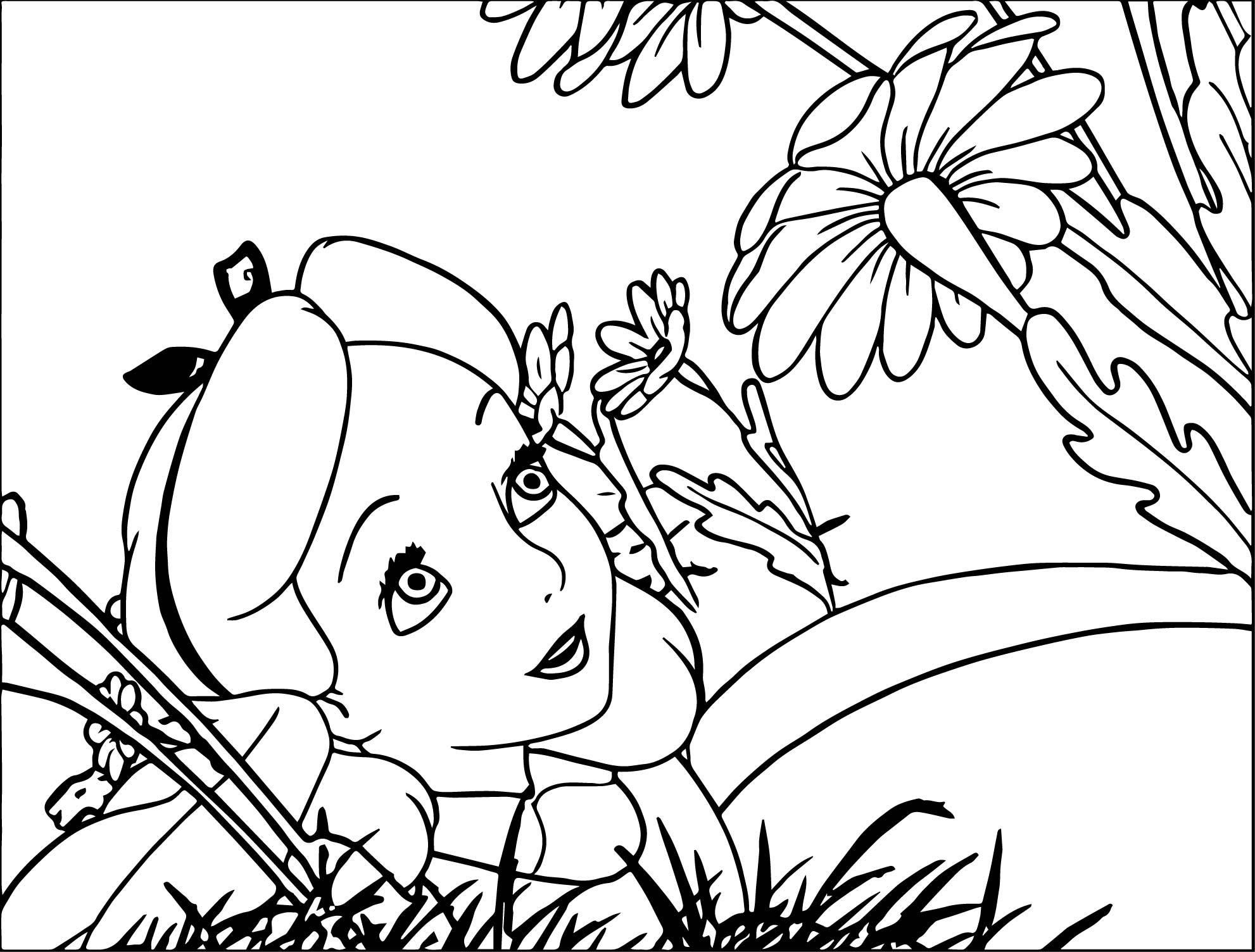 Download 305+ Alice In Wonderland Flowers For Kids Printable Free