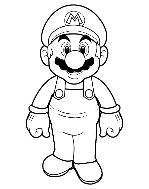 All Mario Characters Coloring Pages at Free