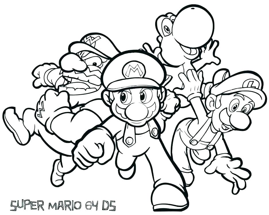 all mario characters coloring pages at getcolorings com free