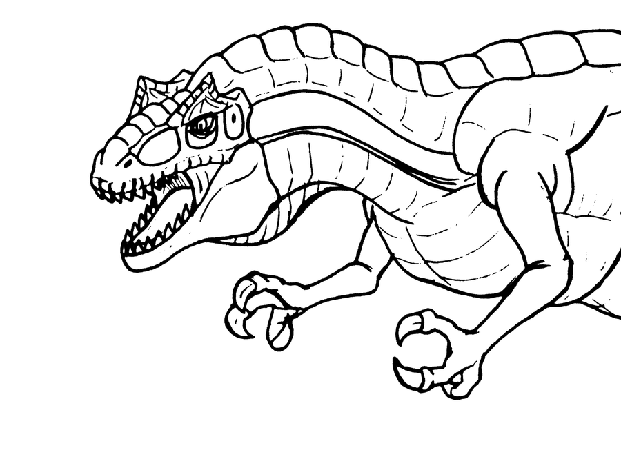 Allosaurus Coloring Page at Free printable colorings