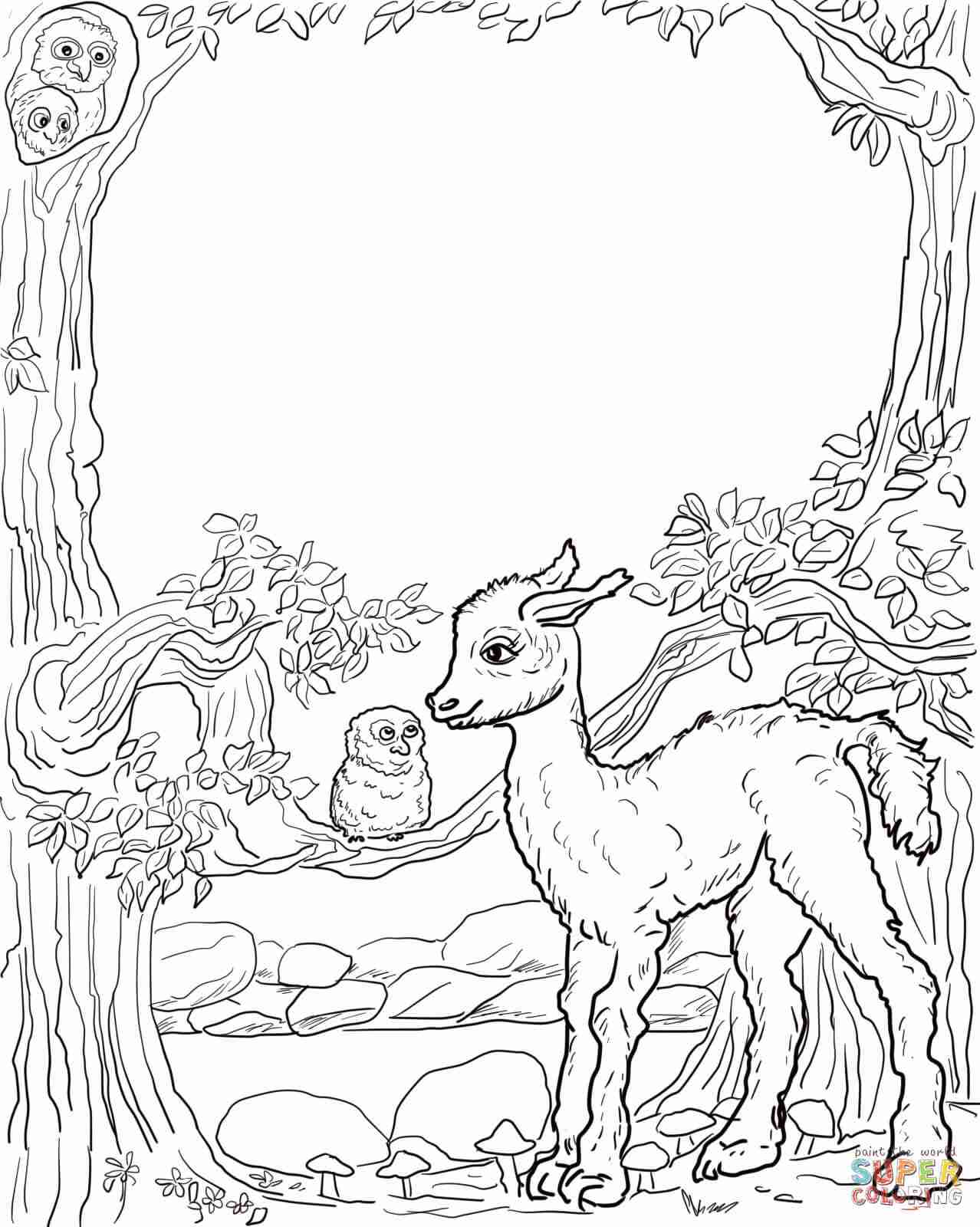 Alpaca Coloring Page at GetColorings.com | Free printable colorings