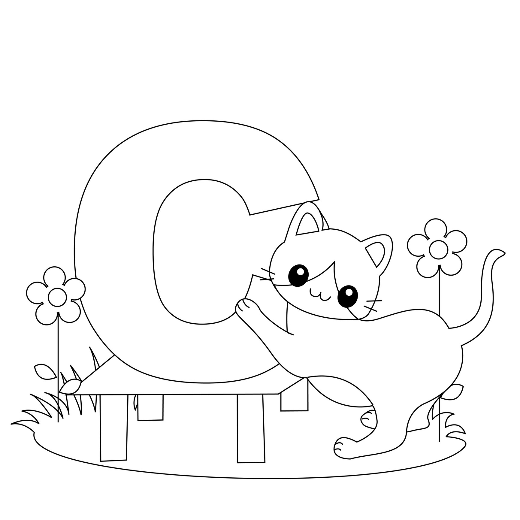 Alphabet Coloring Pages A At GetColorings Free Printable 