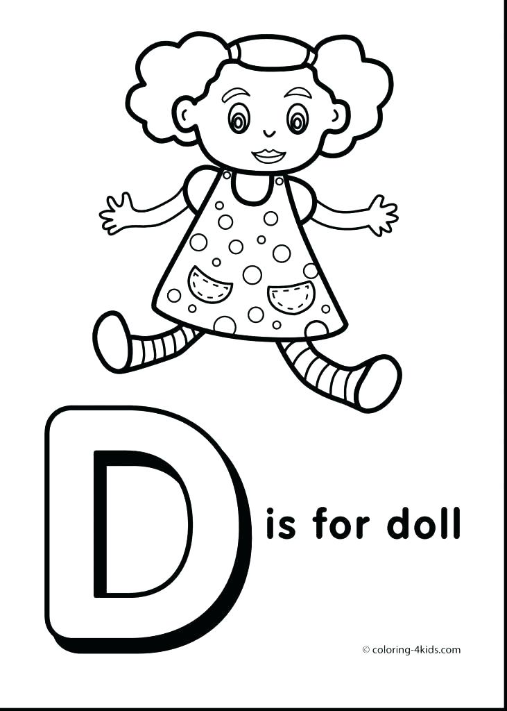 Alphabet Coloring Pages D at GetColorings.com | Free printable