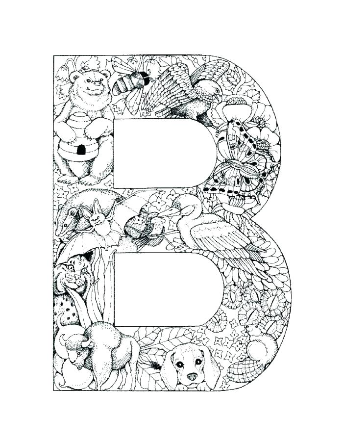 Alphabet Coloring Pages For Adults at GetColorings.com  Free printable