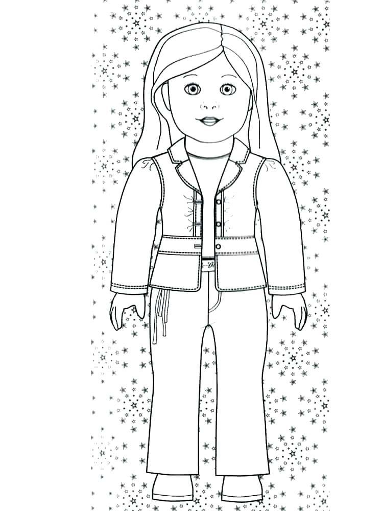 American Girl Coloring Pages Julie At Getcolorings Free Printable