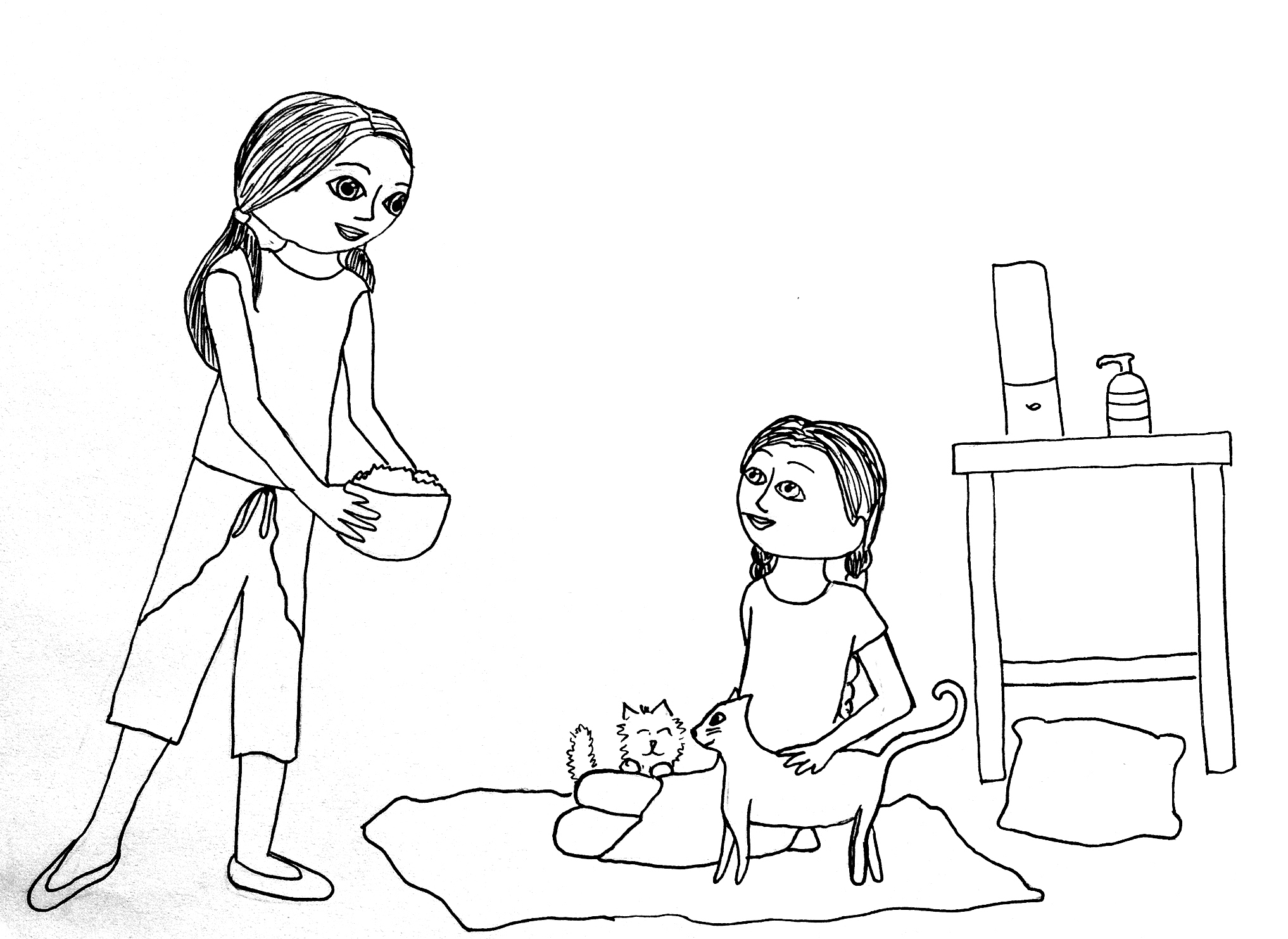 American Girl Doll Coloring Pages Printable At GetColorings Free Printable Colorings Pages