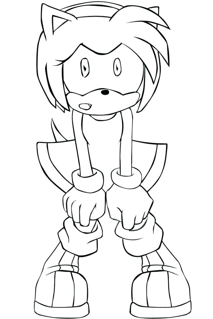 Amy Rose Coloring Pages at GetColorings.com | Free printable colorings