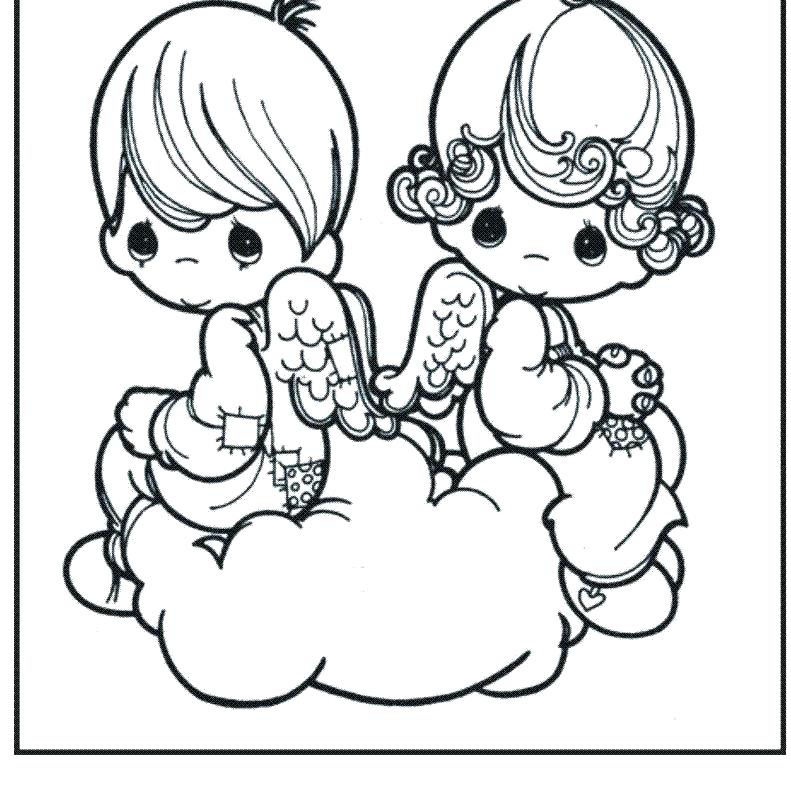 Angel Baby Coloring Pages at GetColorings.com | Free printable
