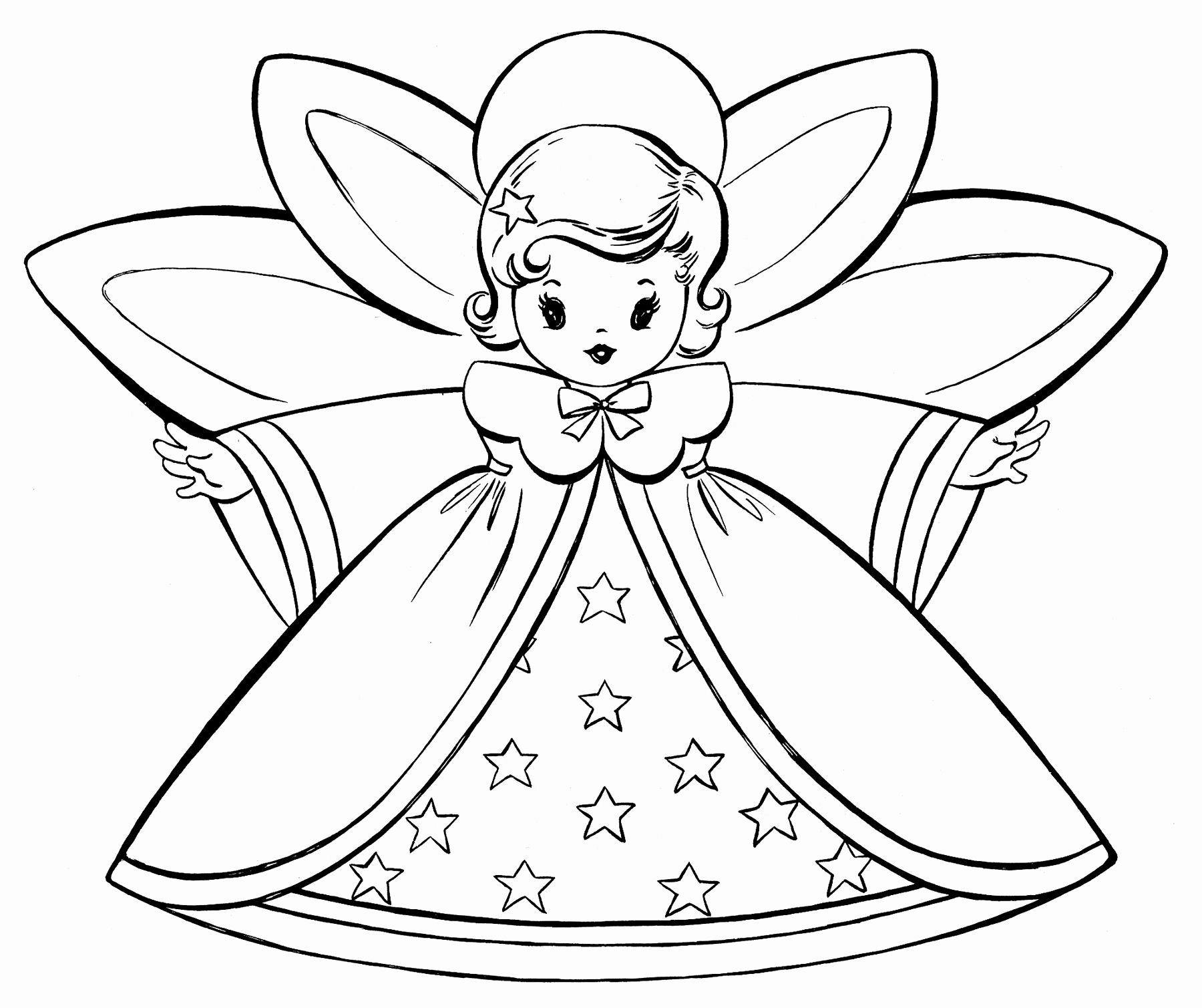 Angel Cat Coloring Pages at GetColorings.com | Free printable colorings
