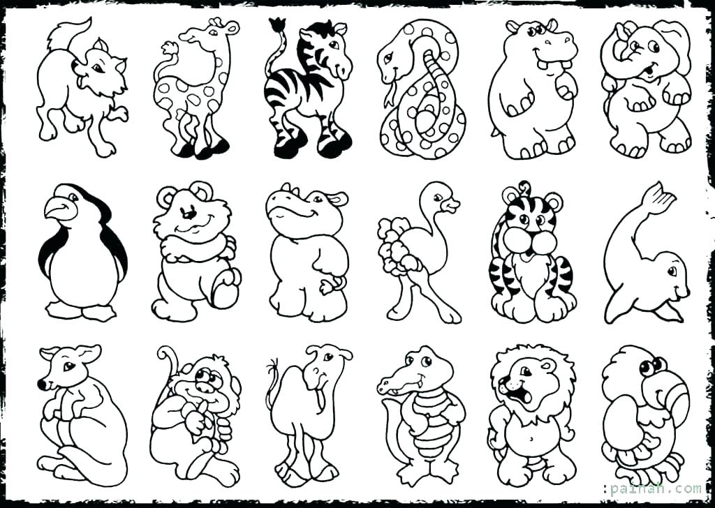Animal Alphabet Coloring Pages at GetColorings.com | Free printable