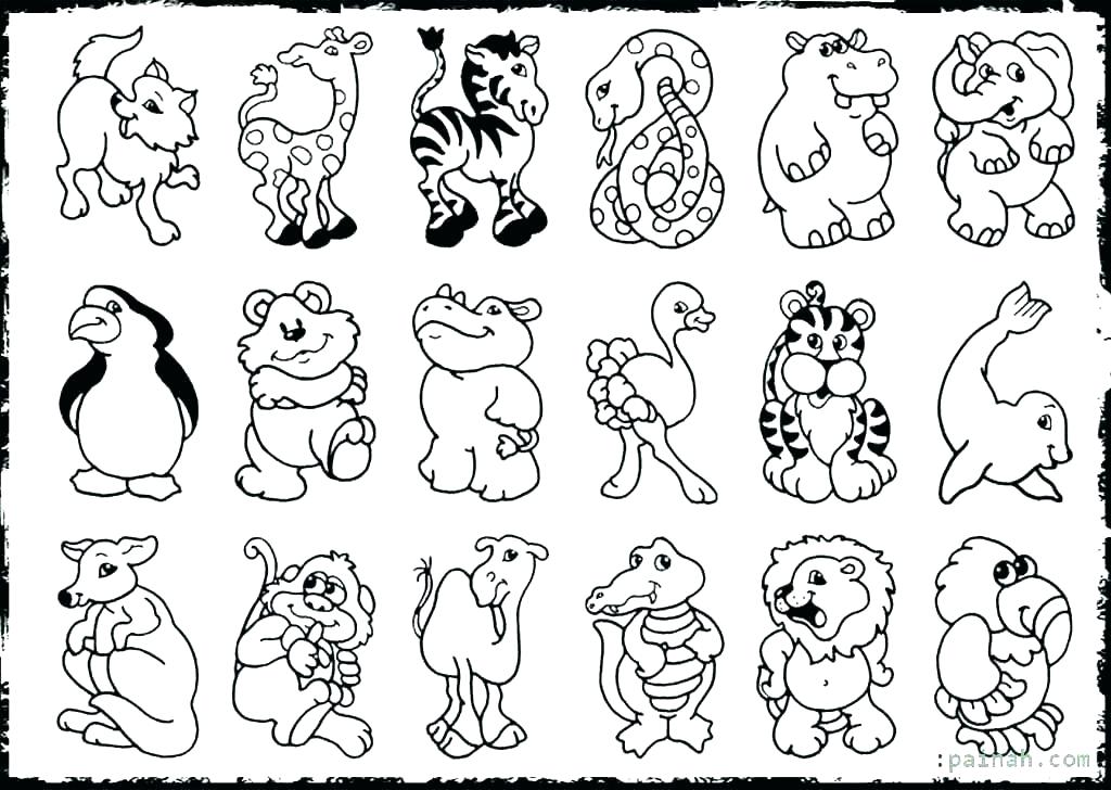 Animal Coloring Pages at GetColorings.com | Free printable ...