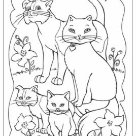 Animal Family Coloring Pages at GetColorings.com | Free printable