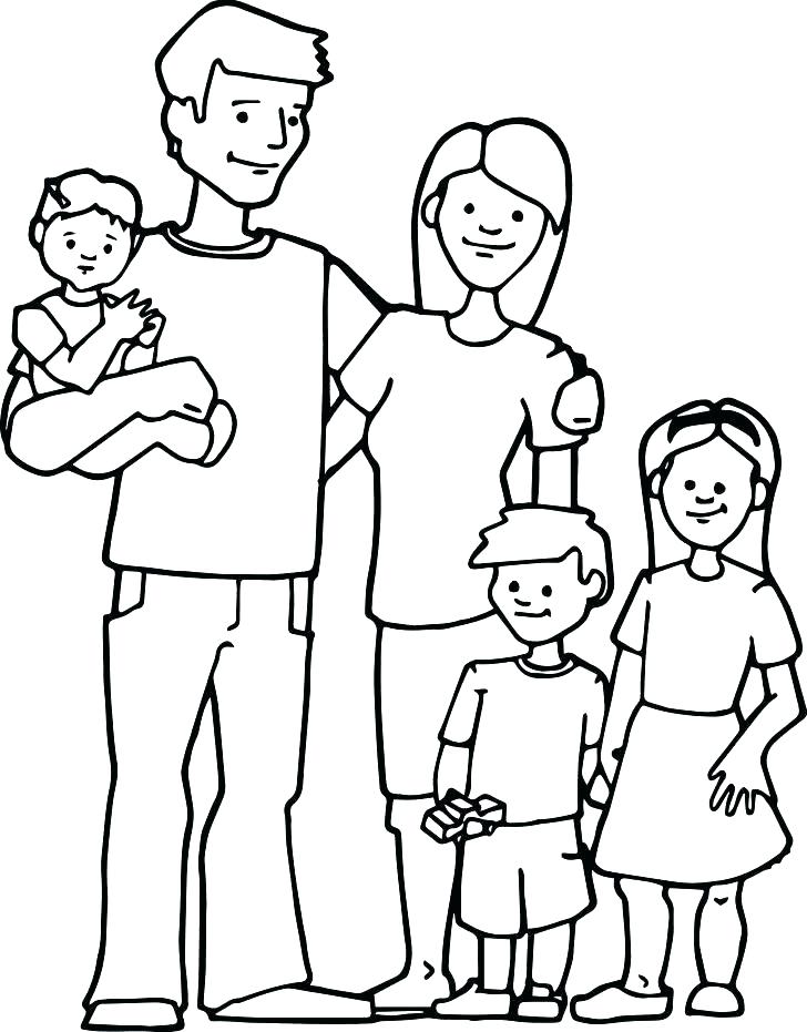 Animal Family Coloring Pages at Free