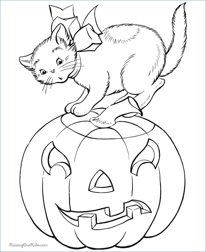 Animal Halloween Coloring Pages at Free printable