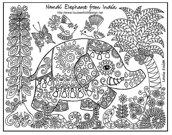 10 Pattern Animal Coloring Pages to Unleash Your Creativity