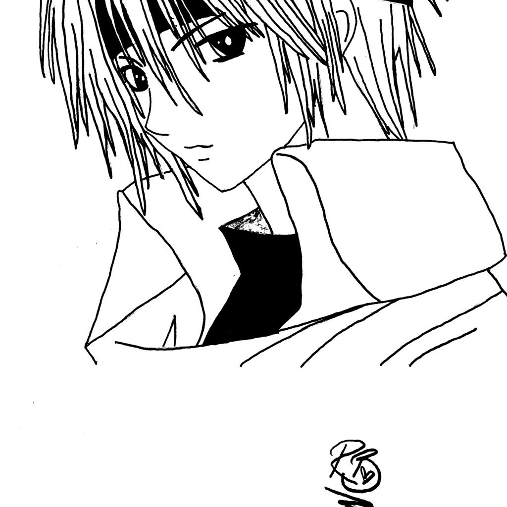 Anime Boy Coloring Pages at GetColorings.com | Free printable colorings